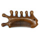 Массажер-гребешок сандаловый №7277-37