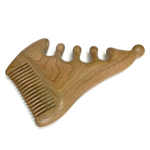Массажер-гребешок сандаловый №YM206-32