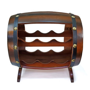 Винный минибар из дерева "Бочка" №30266