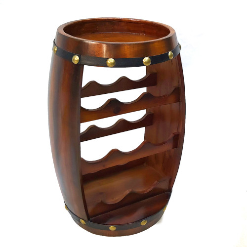 Винный минибар из дерева "Бочка" №5044 Винный минибар из дерева "Бочка" №5044