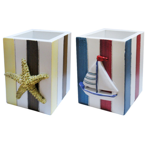 Стакан для карандашей "Морская тема" №L-03