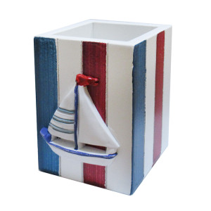 Стакан для карандашей "Морская тема" №L-03