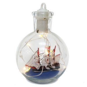 Корабль в бутылке с подсветкой №2085-2