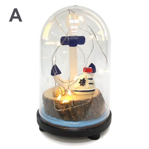 Сфера Морская тема с подсветкой №A005