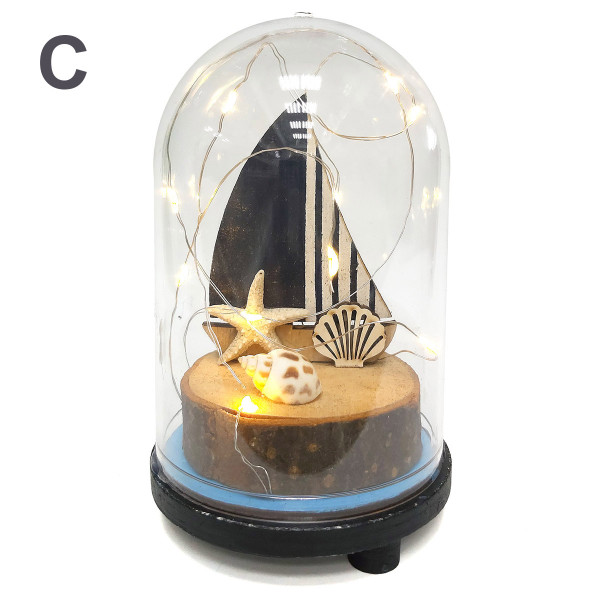 Сфера Морская тема с подсветкой №A005