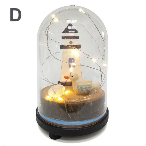 Сфера Морская тема с подсветкой №A005