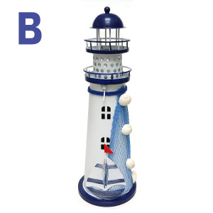 Маяк подсвечник металлический №7125-3