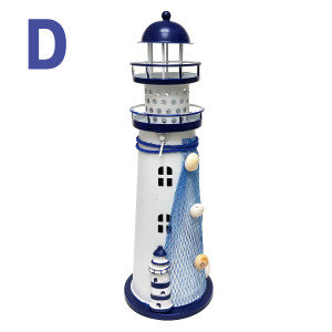 Маяк подсвечник металлический №7125-3