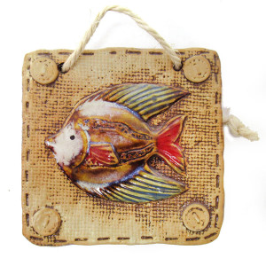 Комплект панно из керамики "Морская тема" №1C208