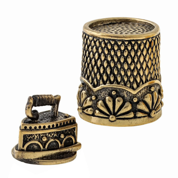 Наперсток из бронзы "Утюг" №1475