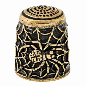 Наперсток из бронзы "Паук" №1478-1