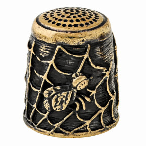 Наперсток из бронзы "Паук" №1478-1