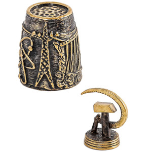 Наперсток из бронзы "Серп и молот" №1808