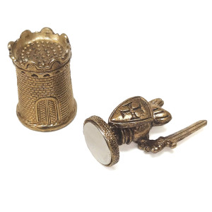 Наперсток из бронзы "Роза" №JN7-232