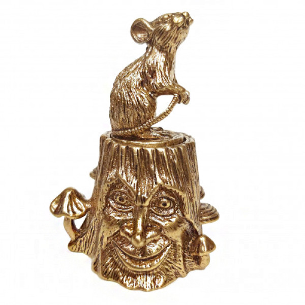 Наперсток из бронзы "Пень с мышкой" №JN2-2297 Наперсток из бронзы "Пень с мышкой" №JN2-2297