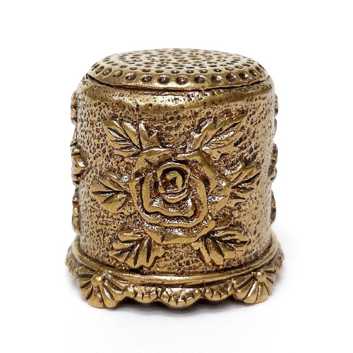 Наперсток из бронзы "Роза" №JN7-232