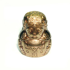 Наперсток из бронзы №Н24 "Матрешка" 