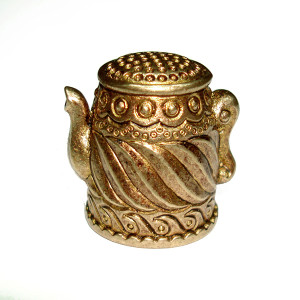 Наперсток из бронзы №Н29 "Чайник" 