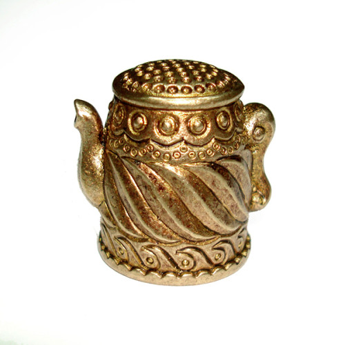 Наперсток из бронзы №Н29 "Чайник" 