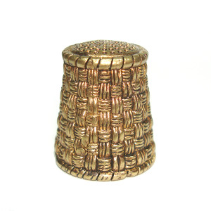 Наперсток из бронзы №Н3 "Корзина" 