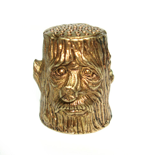 Наперсток из бронзы №Н30 "Леший" пень 