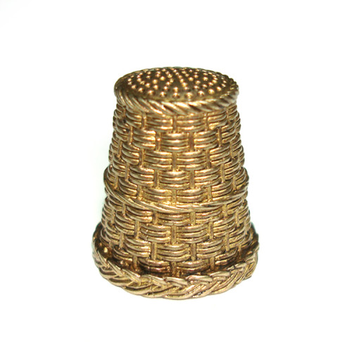 Наперсток из бронзы №Н4 "Корзина" 