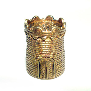 Наперсток из бронзы №Н5 "Башня" 