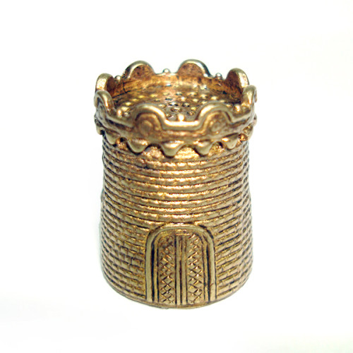 Наперсток из бронзы №Н5 "Башня" 