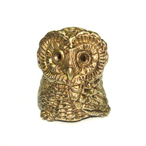 Наперсток из бронзы №Н8 "Сова" 