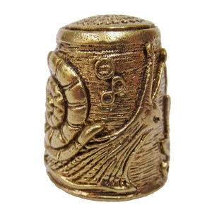 Наперсток из бронзы "Улитка" №YAN-031