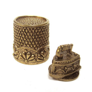 Наперсток из бронзы "Утюг" №JN29-1475