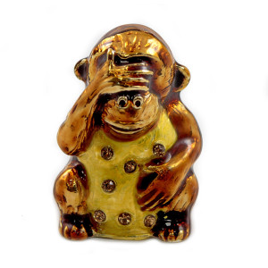Наперсток под Фаберже "Обезьяна - Не вижу №1437