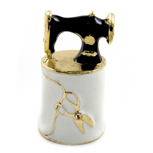 Наперсток под Фаберже "Швейная машинка" №1659