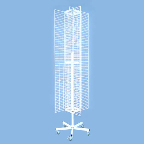  Металлическая передвижная вертушка-стенд для брелков и бижутерии №GD207