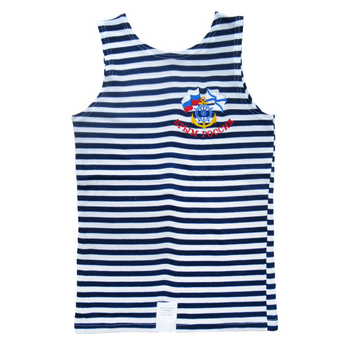 Майка-тельняшка (темно-синяя) "Крым-Россия" №TM46-48-3