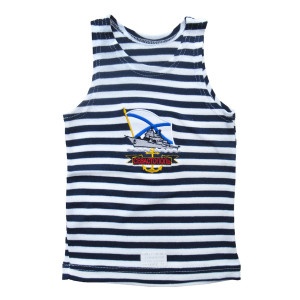 Майка-тельняшка (темно-синяя) "Севастополь" №TM32-1