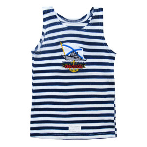 Майка-тельняшка (темно-синяя) "Севастополь" №TM34-1