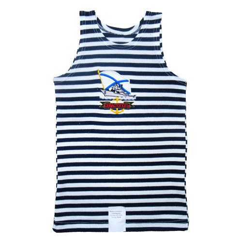 Майка-тельняшка (темно-синяя) "Севастополь" №TM38-40-1