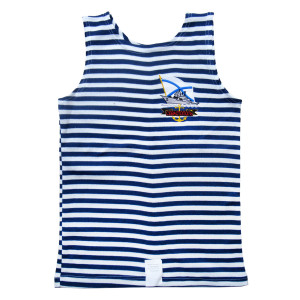 Майка-тельняшка (темно-синяя) "Севастополь" №TM46-48-1