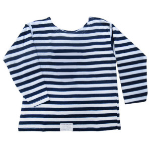 Тельняшка с длинным рукавом (темно-синяя) №TBL-32