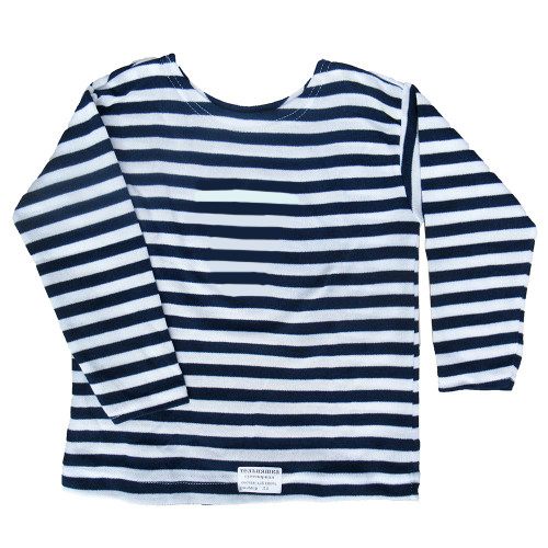 Тельняшка с длинным рукавом (темно-синяя) №TBL-34