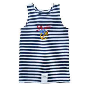 Майка-тельняшка (темно-синяя) "Ялта" №TM38-40-4