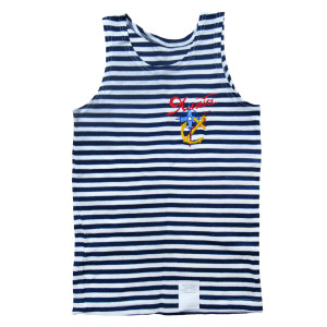 Майка-тельняшка (темно-синяя) "Ялта" №TM42-44-4