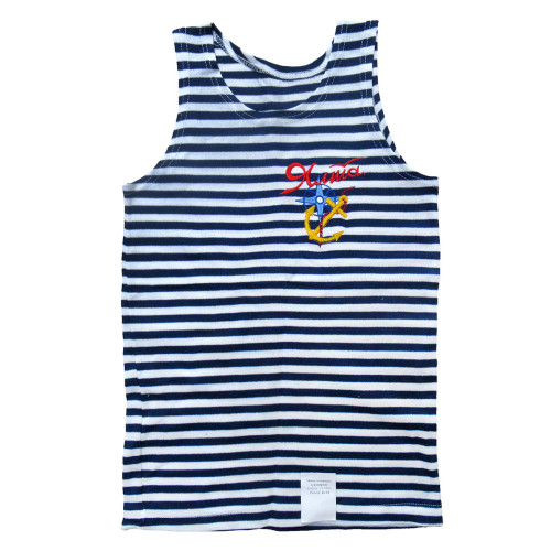 Майка-тельняшка (темно-синяя) "Ялта" №TM42-44-4