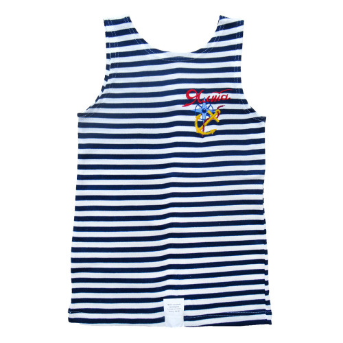 Майка-тельняшка (темно-синяя) "Ялта" №TM46-48-4