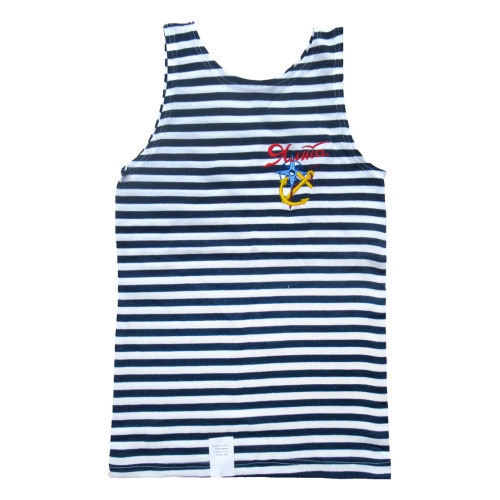 Майка-тельняшка (темно-синяя) "Ялта" №TM50-52-4