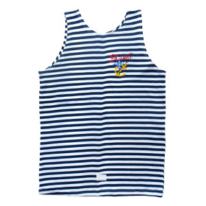 Майка-тельняшка (темно-синяя) "Ялта" №TM58-60-4