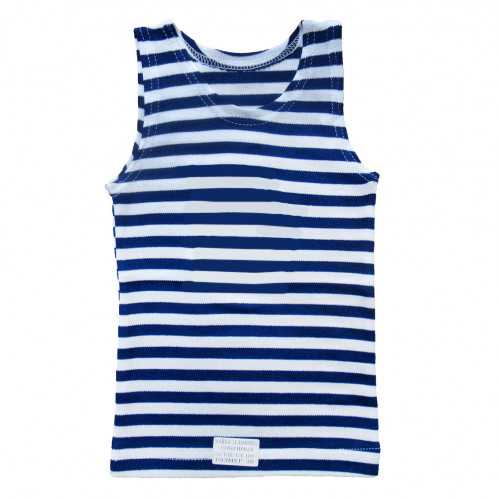 Майка-тельняшка (темно-синяя) №TMBL-26