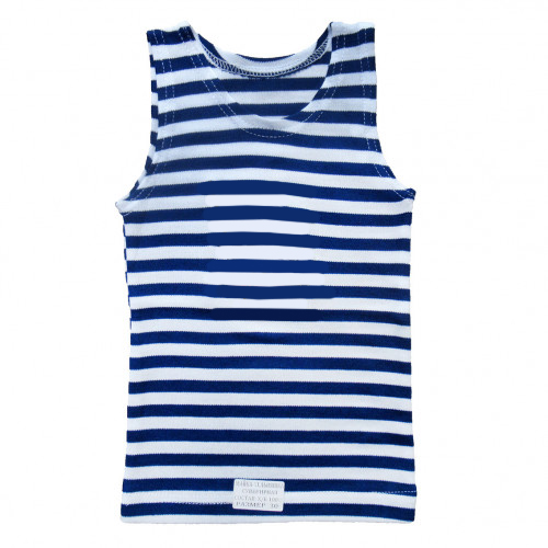 Майка-тельняшка (темно-синяя) №TMBL-30