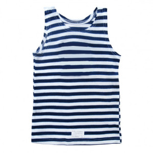 Майка-тельняшка (темно-синяя) №TMBL-34